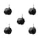 Service Caster 2'' Black Metal Hood Twin Wheel Caster Nylon Wheels 5/16 Thread Stem, 5PK SCC-TS02S50D-NYS-FB-5161810-5 - alternate 1